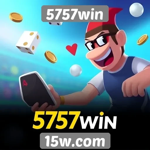 Variedade de jogos disponíveis na plataforma 5757win