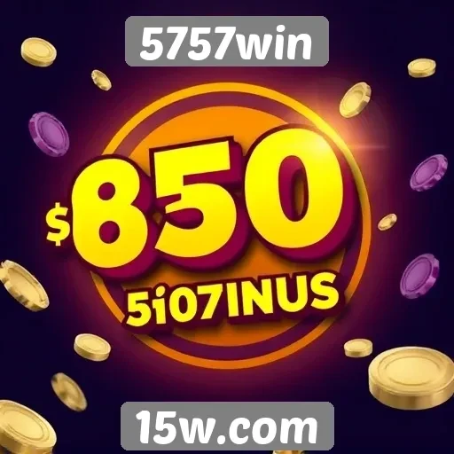 5757win promoção de bônus para novos usuários